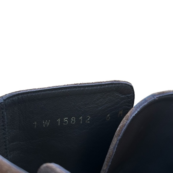 Stuart Weitzman Britain Reserve Suede Bootie - Brown - Moto Biker - 6 M - Picture 11 of 11